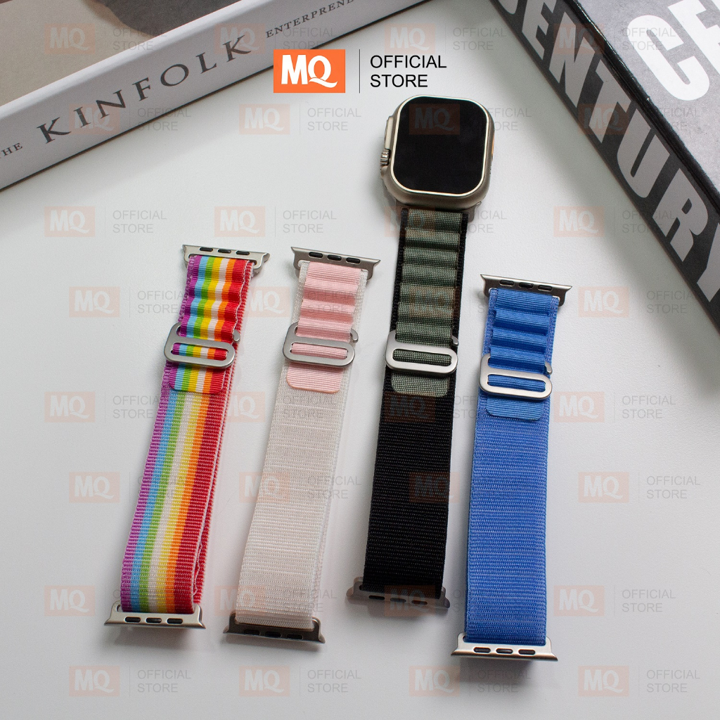 MQ Strap Smartwatch Nylon Loop 38/40/41/42/44/49mm Watchband Sport Premium