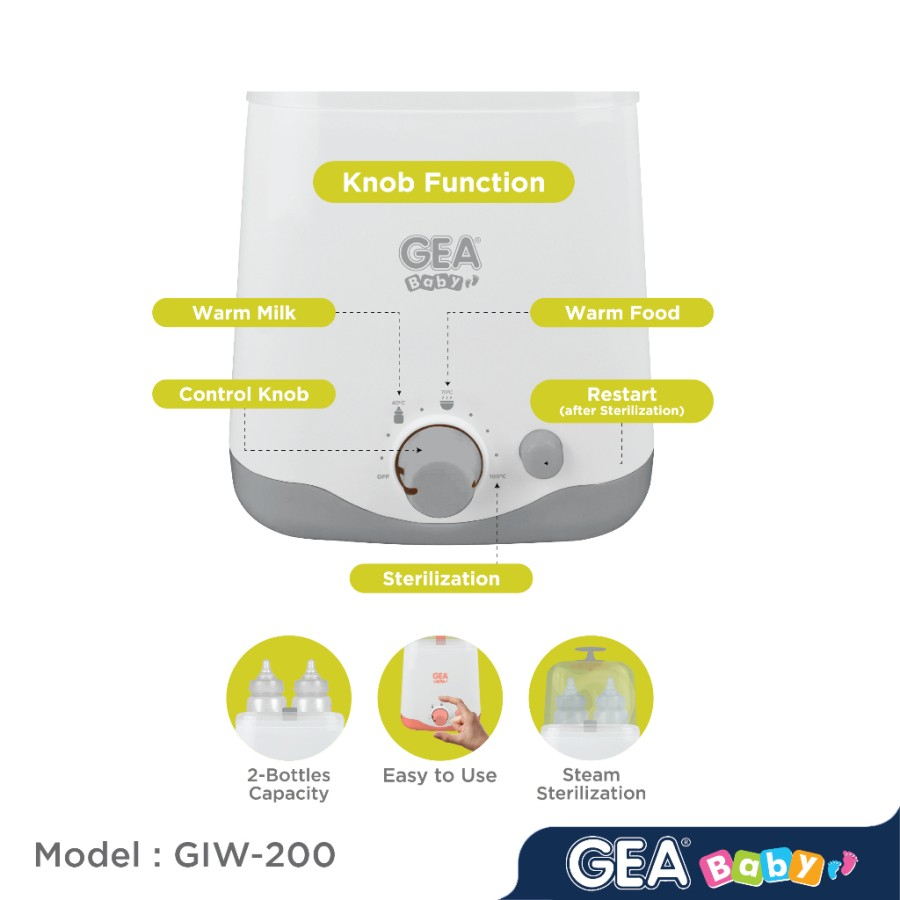 GEA BABY INSTANT WARMER &amp; STERILIZER GIW-200