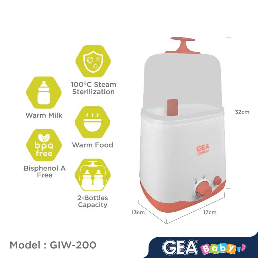 GEA BABY INSTANT WARMER &amp; STERILIZER GIW-200