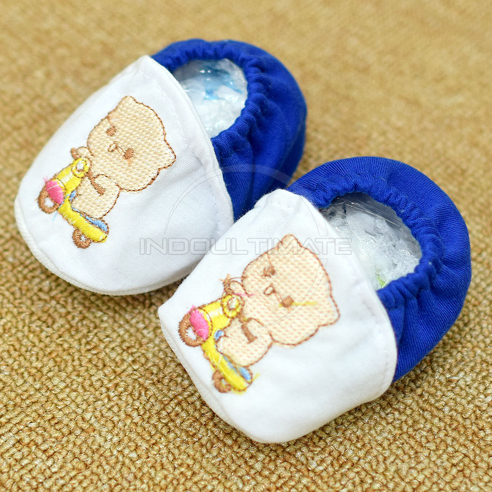 Sepatu Bayi Newborn Baby Shoes SY-188 Sepatu Bordir Gambar Boneka Kaos Kaki Bayi Pelindung Kaki Bayi