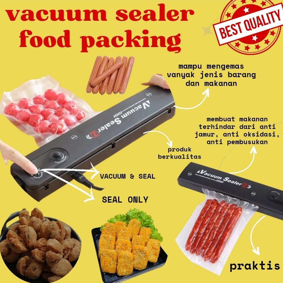 VACUUM SEALER Food Packing Machine FRESH Makanan Food Packing Machine