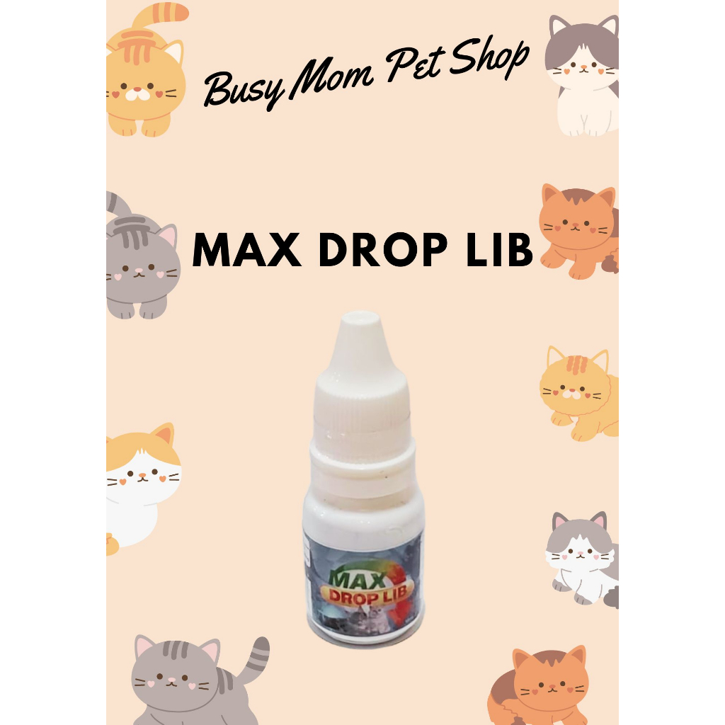 MAX Drop Lib Penurun Birahi Kucing Jantan dan Betina Mengurangi Libido Droplib 10 ml