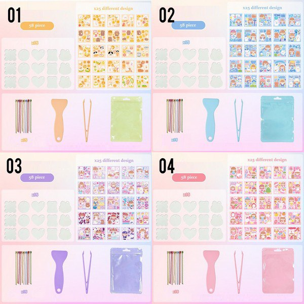 

LIN129 - Stiker Set 5in1 Isi 23pc Motif Kartun Korea Lucu Anti Air Dekorasi Handbook Scrapbook DIY Waterproof