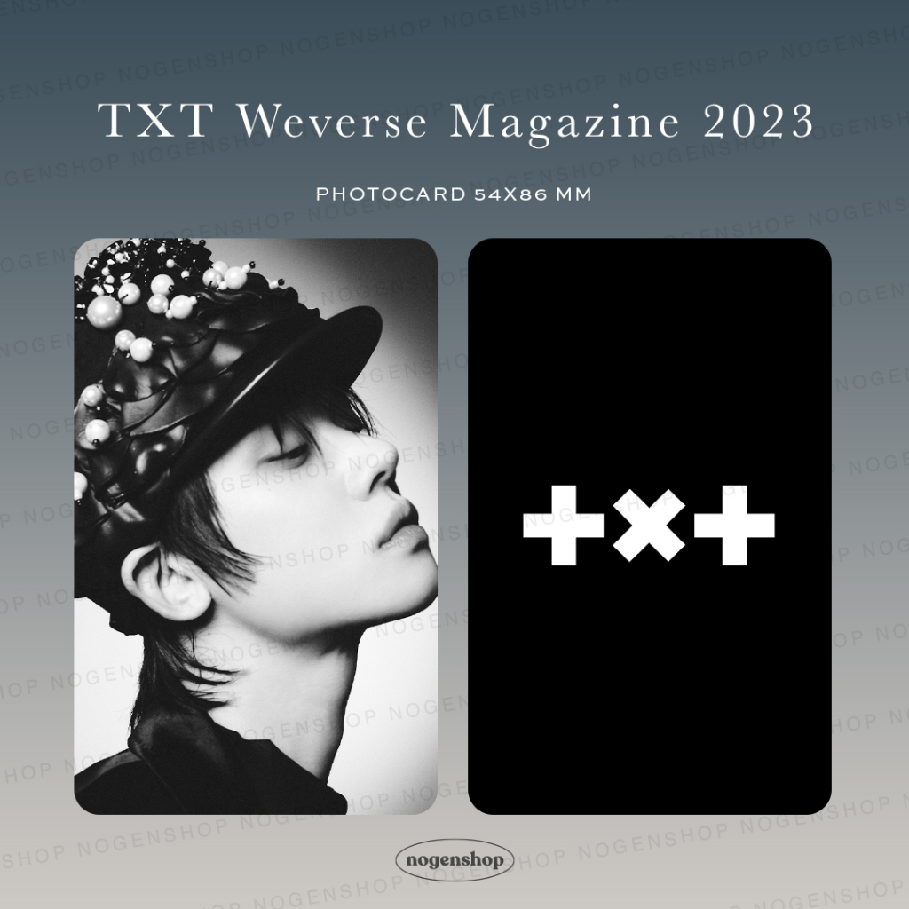 PHOTOCARD PC TXT WEVERSE MAGAZINE 2023 [FANMADE]