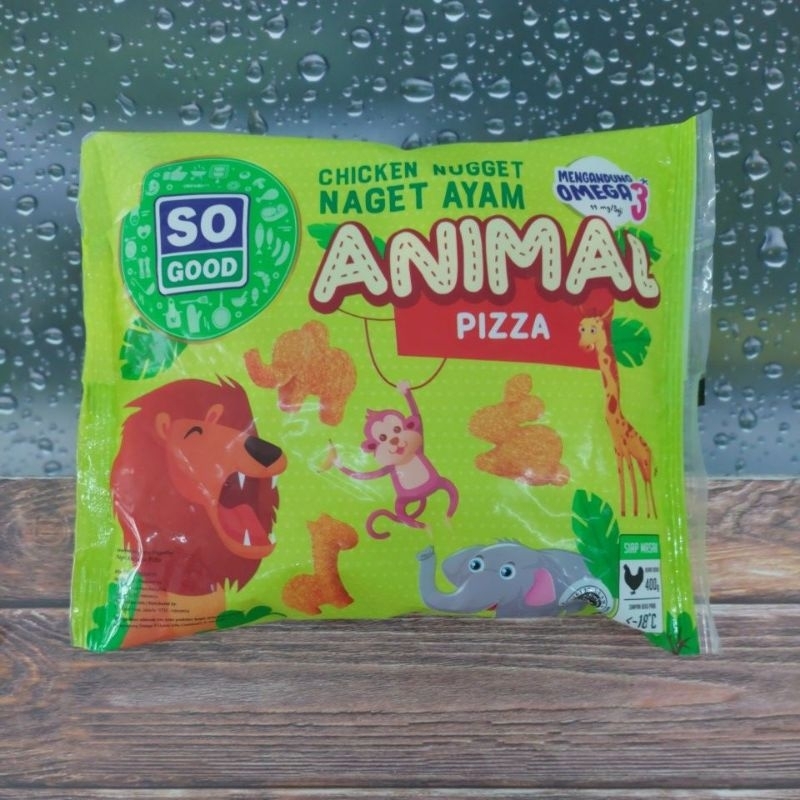 

SO GOOD CHICKEN NUGGET ANIMAL PIZZA 40OGR