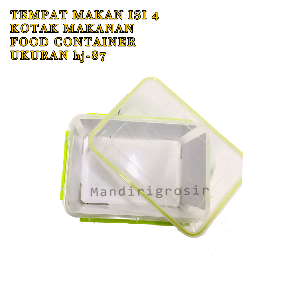 Food Container* Tempat Makan Isi 4* Tempat Makan Serbaguna* UK.hj-84