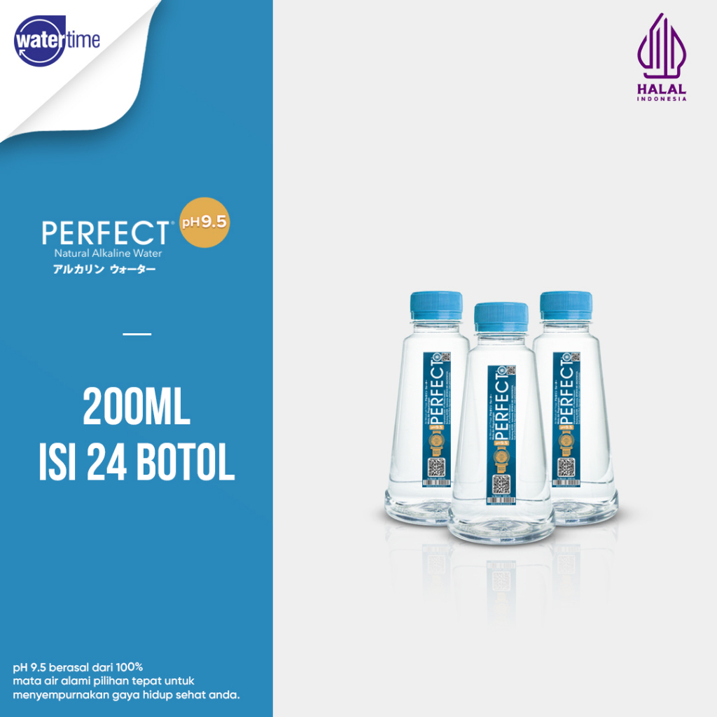 

Perfect - Alkaline Water 200Ml (Air Minum Isi 24 Botol)