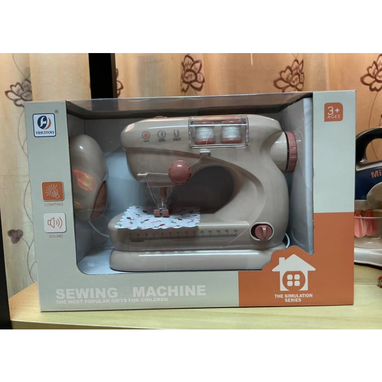 Mainan Anak Perempuan Peralatan Rumah Mesin Jahit Bisa Jahit Beneran