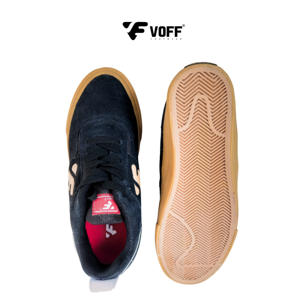 Voff Official Store - Voff Jamief Black Gum | Sepatu Pria | Sneakers