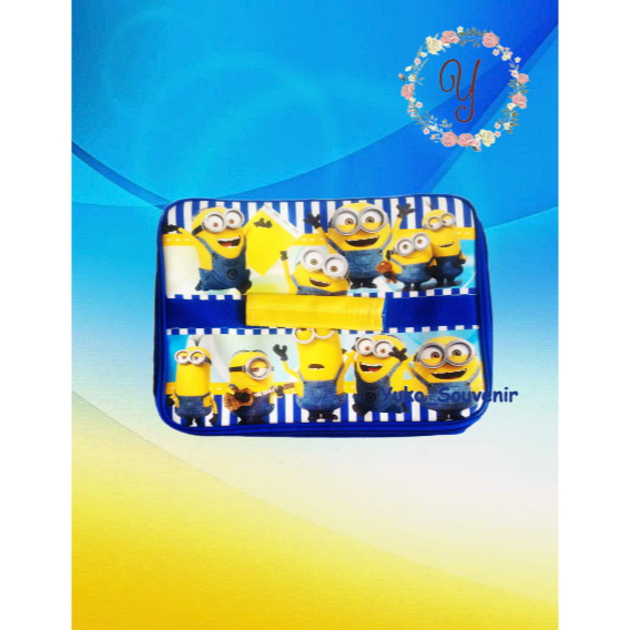 Lunchbag/ tas bekal anak muat yooyee karakter minion