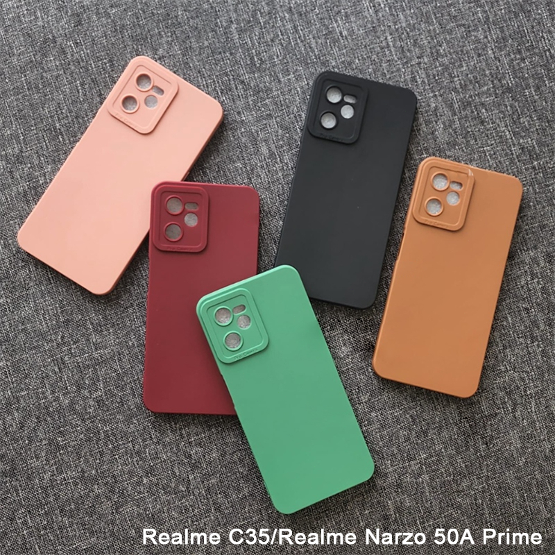 Softcase Realme C55 Realme C21Y Realme C25Y Realme C30 Realme C30S Realme C31 Realme C35 Case 3D Pro Camera Gel Silika Casing