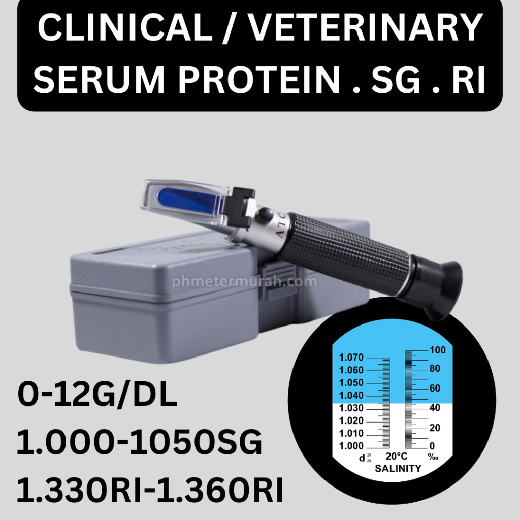 Refractometer Protein 0-12g &amp; Urine 1.000-1.050sg