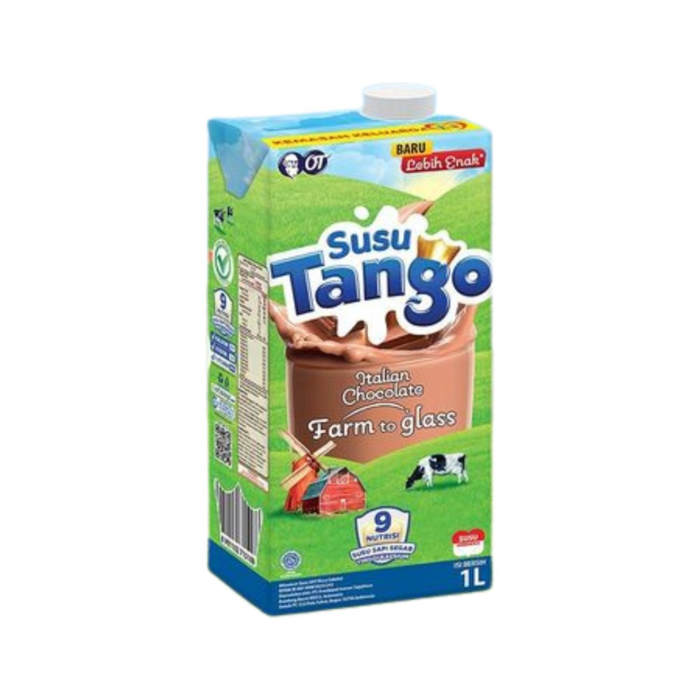 

Italian chocolate Tango susu coklat 1 liter pack