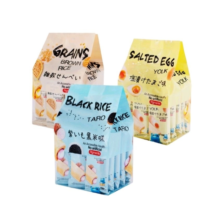 IBO Grain brown rice cake 150gr salted yolk/taro/brown rice