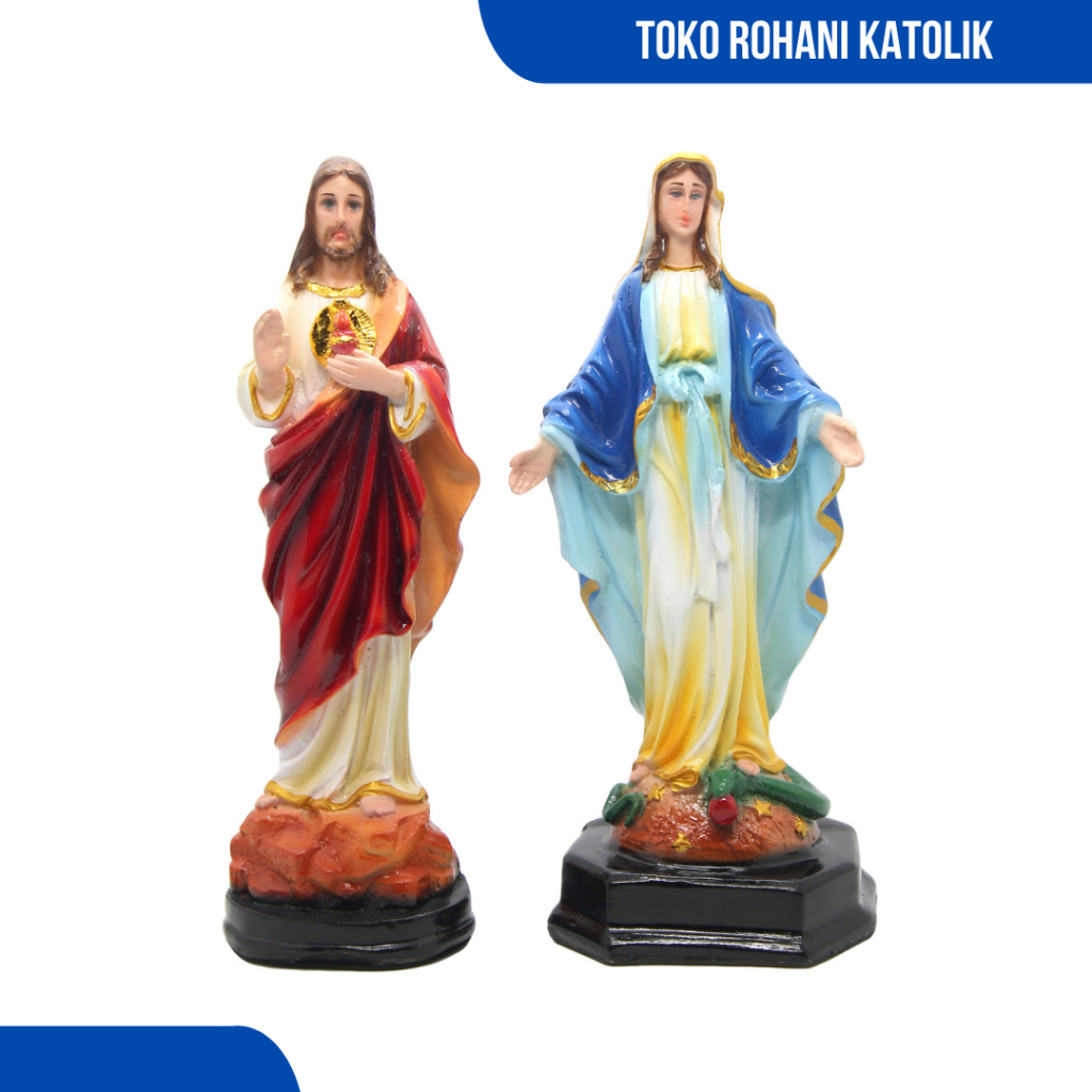 PATUNG MARIA 25 CM / PATUNG BUNDA MARIA / PATUNG ROHANI KATOLIK