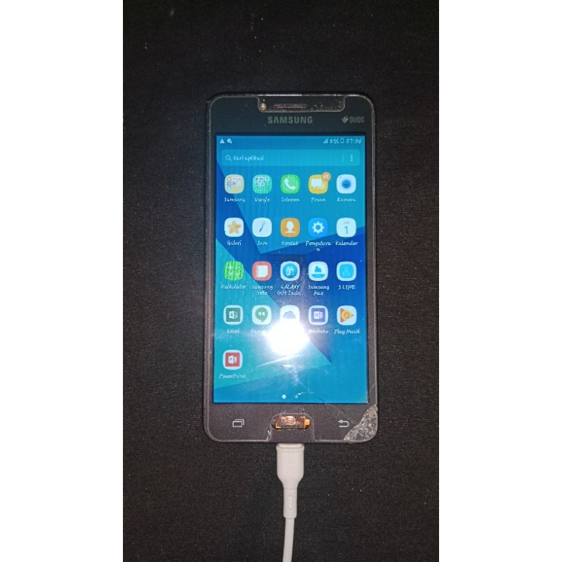 HANDPHONE ANDROID MINUS BEKAS SCOND NORMAL MODEL SAMSUNG J2 FREM