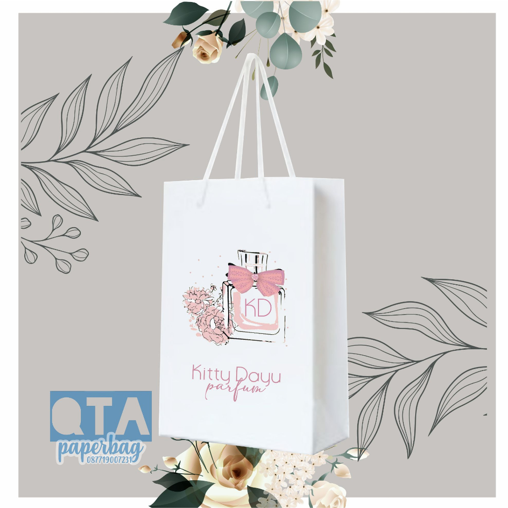 

paperbag parfum full color custom 30 ml 6x4x11