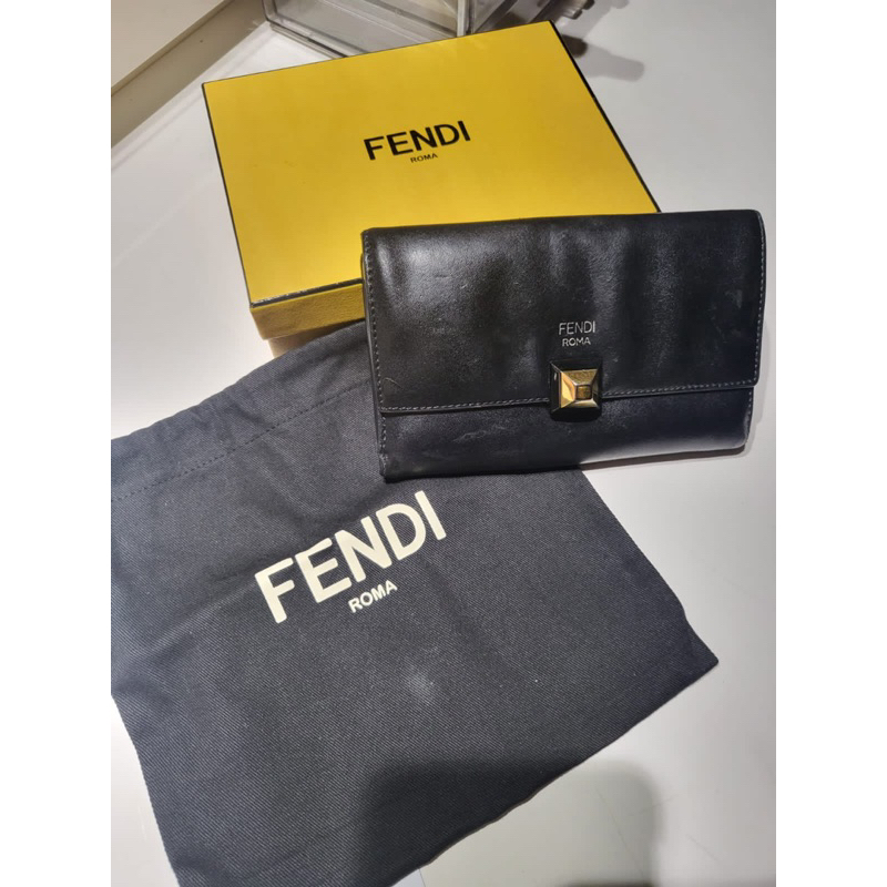 preloved fendi wallet original