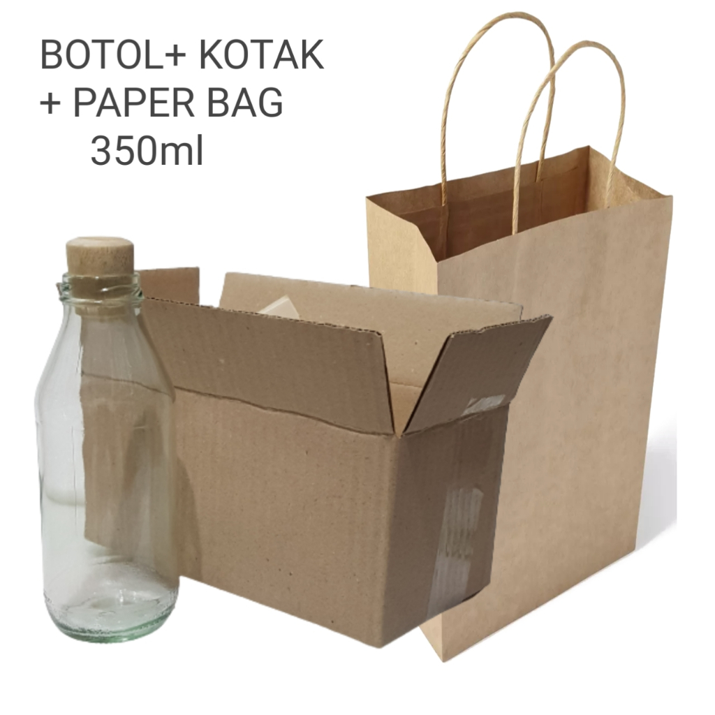 BOTOL SOUVENIR KACA /   BOTOL GIFT HADIAH KACA  TUTUP KAYU / BOTOL DEKORASI KACA UKURAN 300 / 350 ML