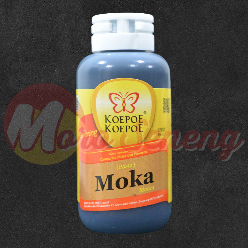 

Perisa Pasta Moka Botol Besar Mocca Kupu Koepoe