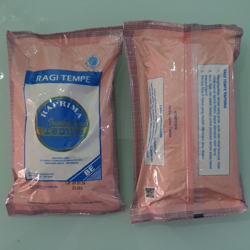 

Ragi Tempe Raprima 500gr