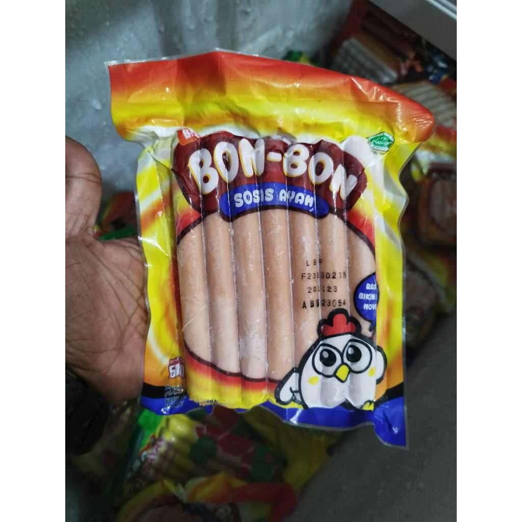 Sosis Bonbon panjang 500gr/sosis ayam/sosis bonbon