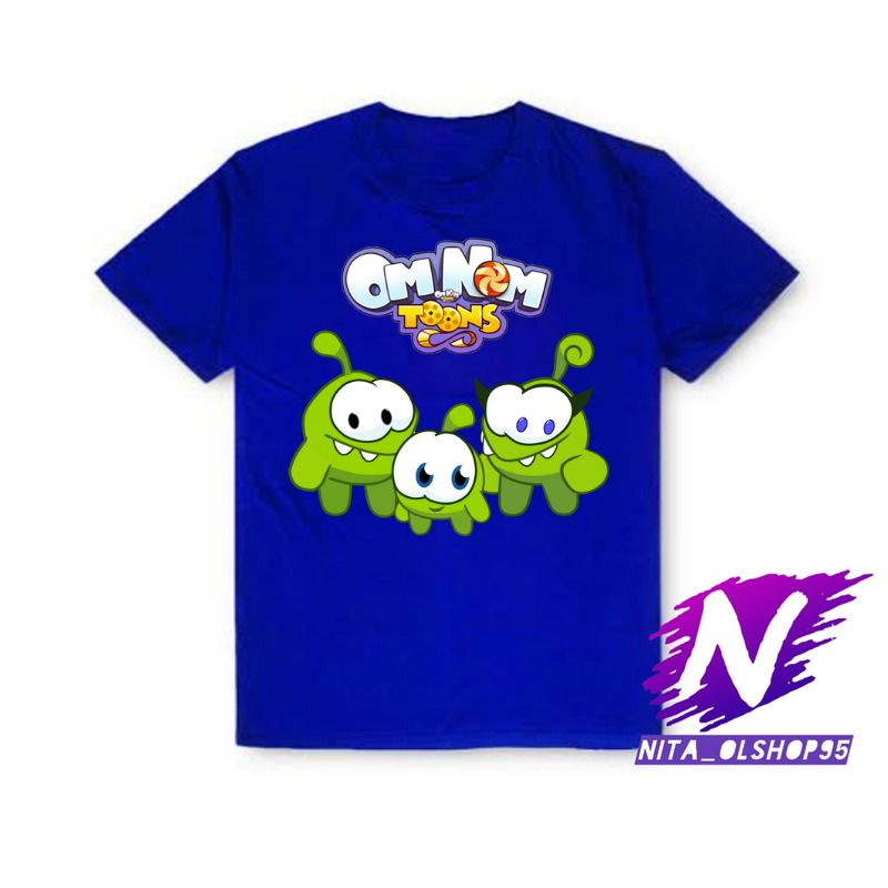 baju anak kaos anak om nom toons