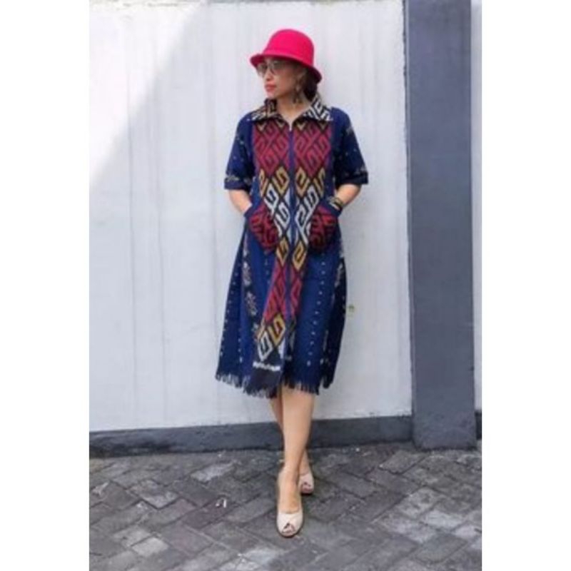 Tunik Elegant-Tunik mewah-Tunik tenun Modern-Tunik tenuk etnik Populer-Tunik remaja kekinian-Fashion