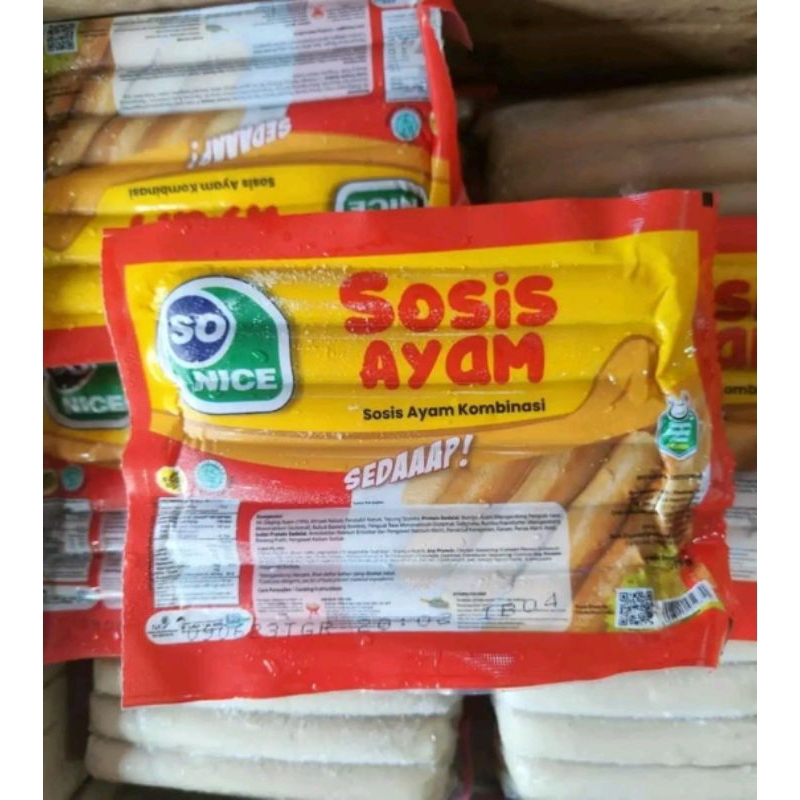 sosis so nice 40 pcs dan 15 pcs frozen food