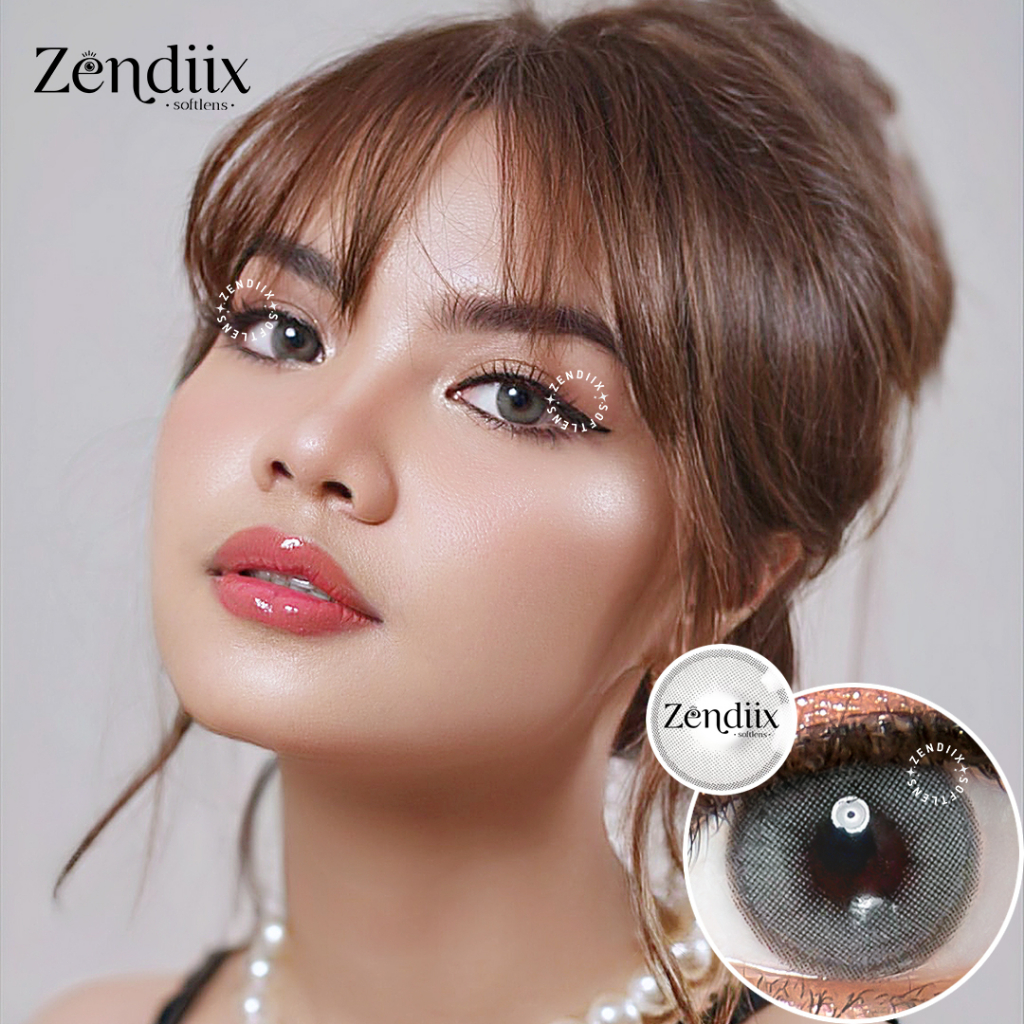 Softlens NEW MORE DUBAI Warna OCRE ASH 14.5mm Normal Minus