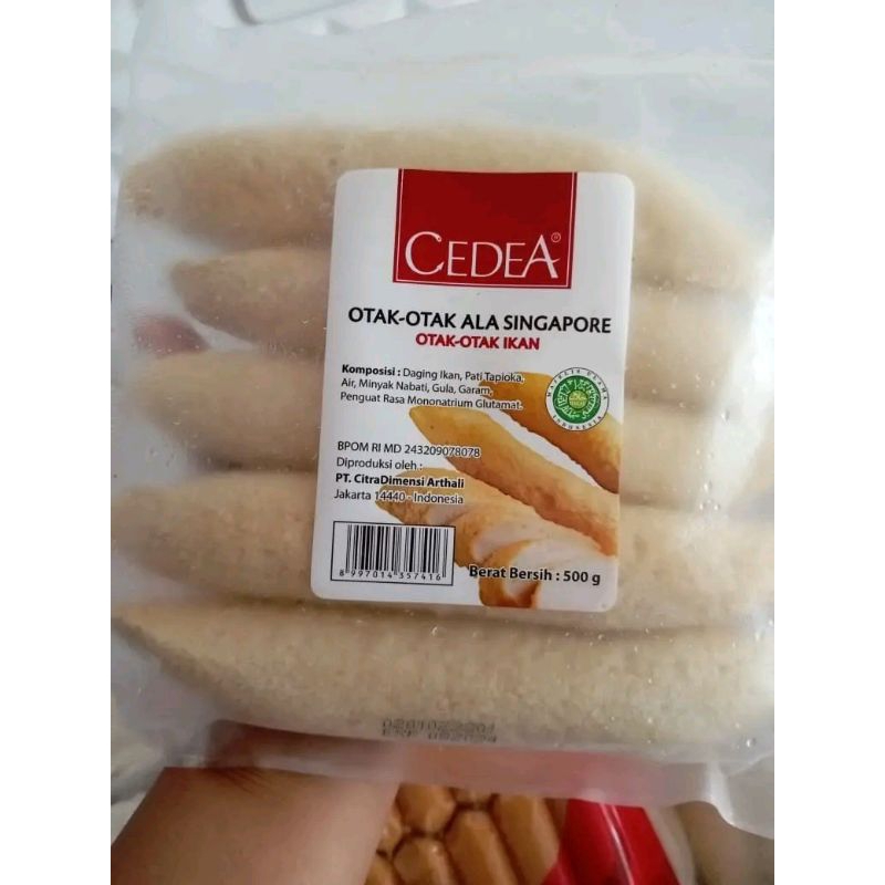 cedea otak otak singapure 500 gr frozen food