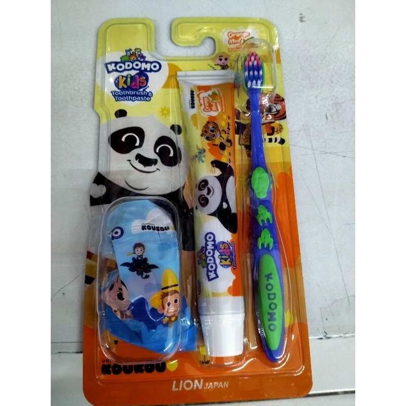 KODOMO PASTA GIGI KIDS + SIKAT GIGI SET