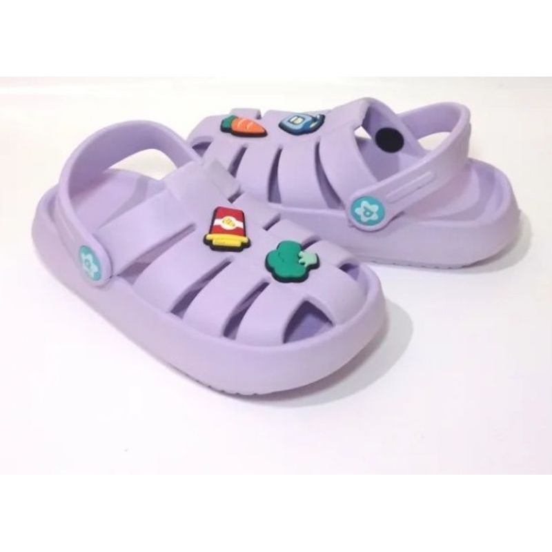 sandal slop baim anak perempua/sandal slop baim porto/sandal baim karet anak perempuan