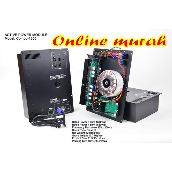 Modul combo 1300 Power Subwoofer Aktif COMBO1300