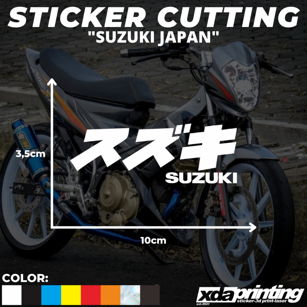 

STIKER/STICKER CUTTING SUZUKI KANJI JEPANG JAPAN