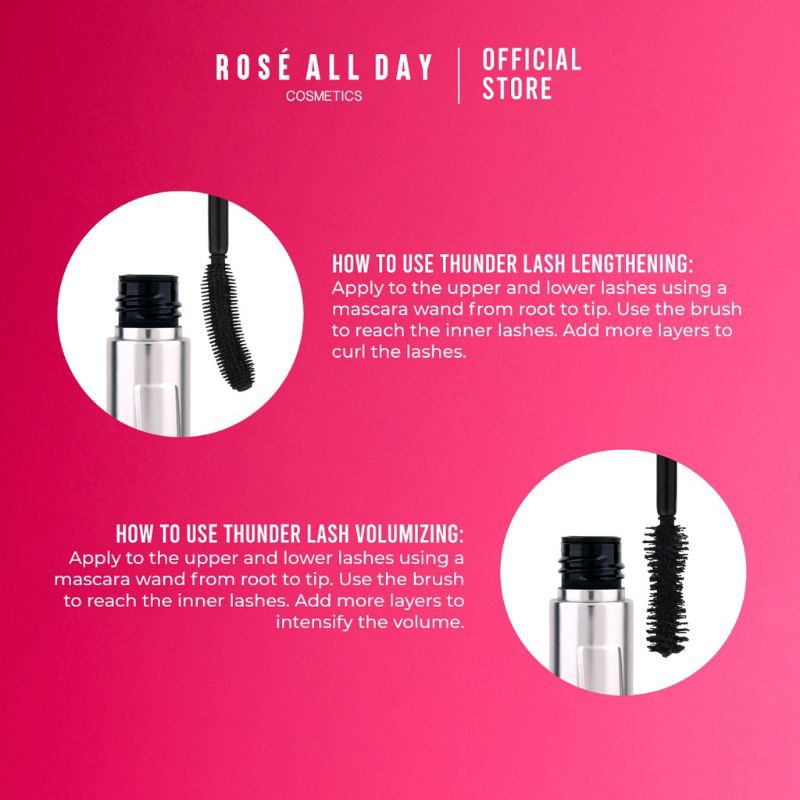 Rosé All Day All New Thunder Lash Mascara