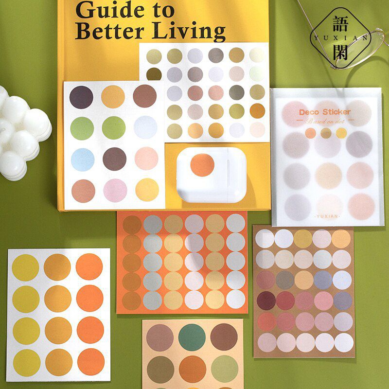 

[MERAKI] DOT Deco Sticker Sticker Bulat