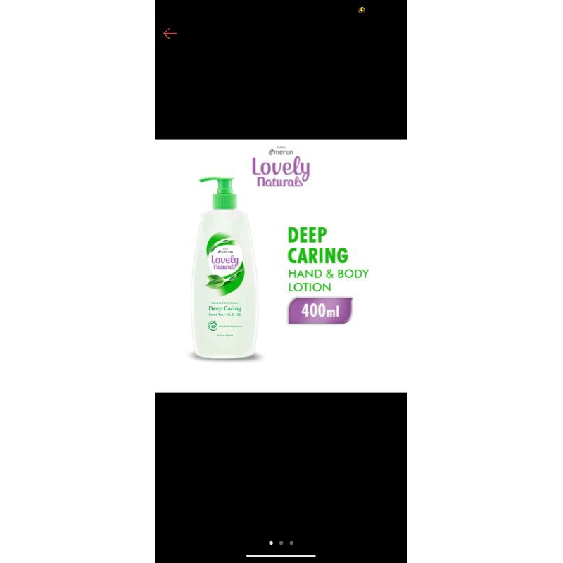 handbody Lovely natural 400ml pompa