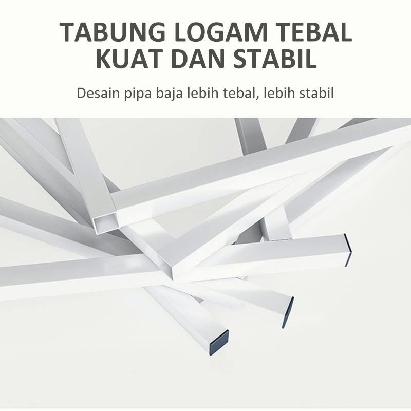 Damaindah Meja Belajar Kayu Set Kursi / Meja Belajar Minimalis / Meja Kerja / Meja Komputer