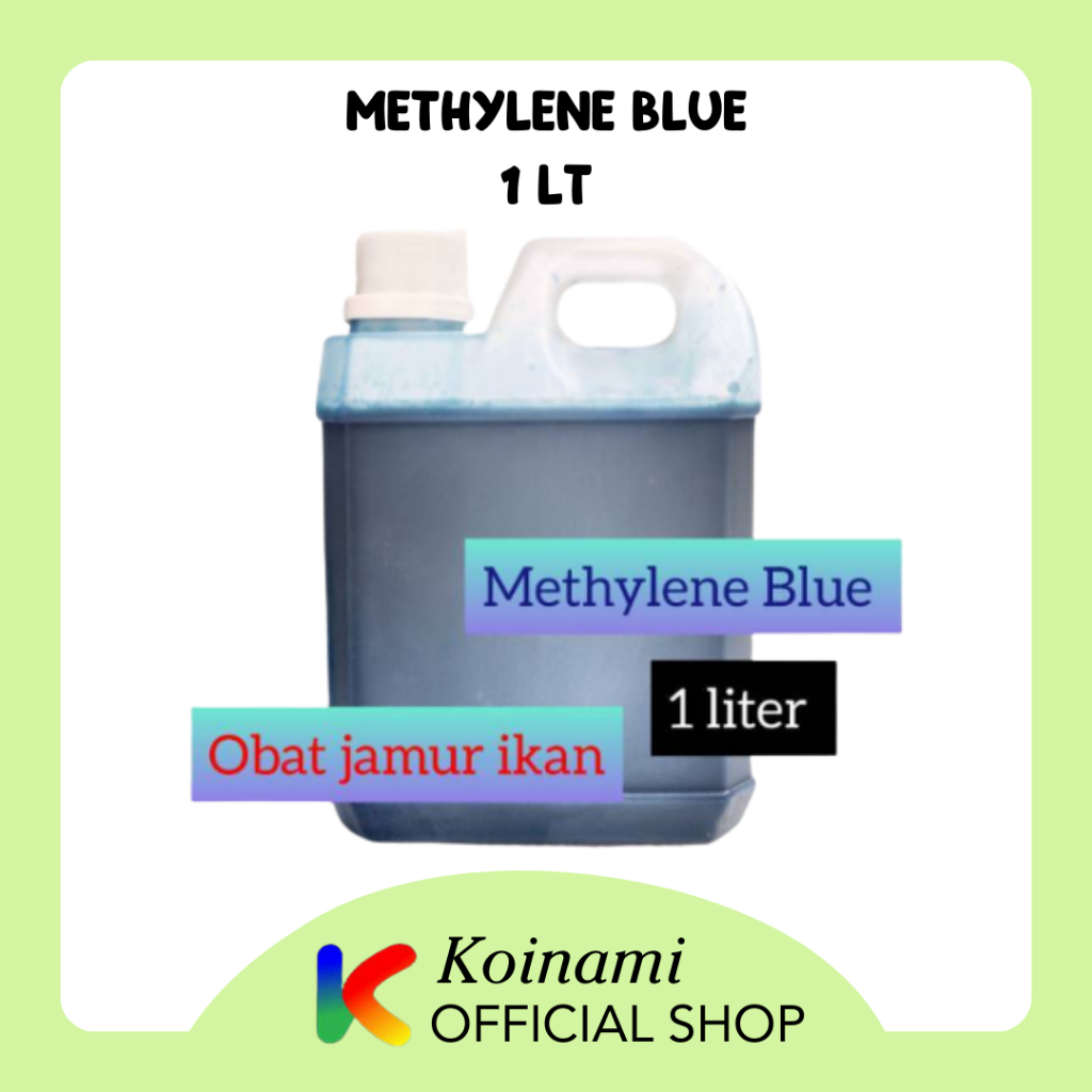 METHYLENE BLUE 1 liter / obat jamur ikan / white spot ikan / koi / pet / karantina ikan