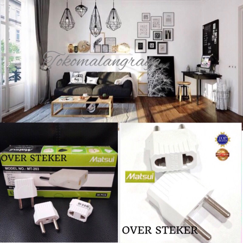 over steker putih/over steker gepeng