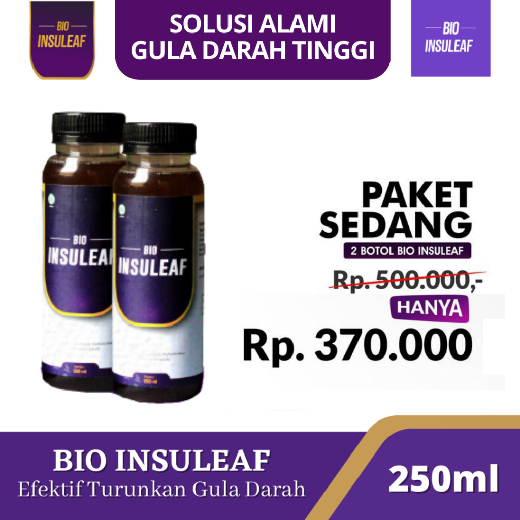 Bio Insuleaf Herbal Diabetes Ori 2 Box