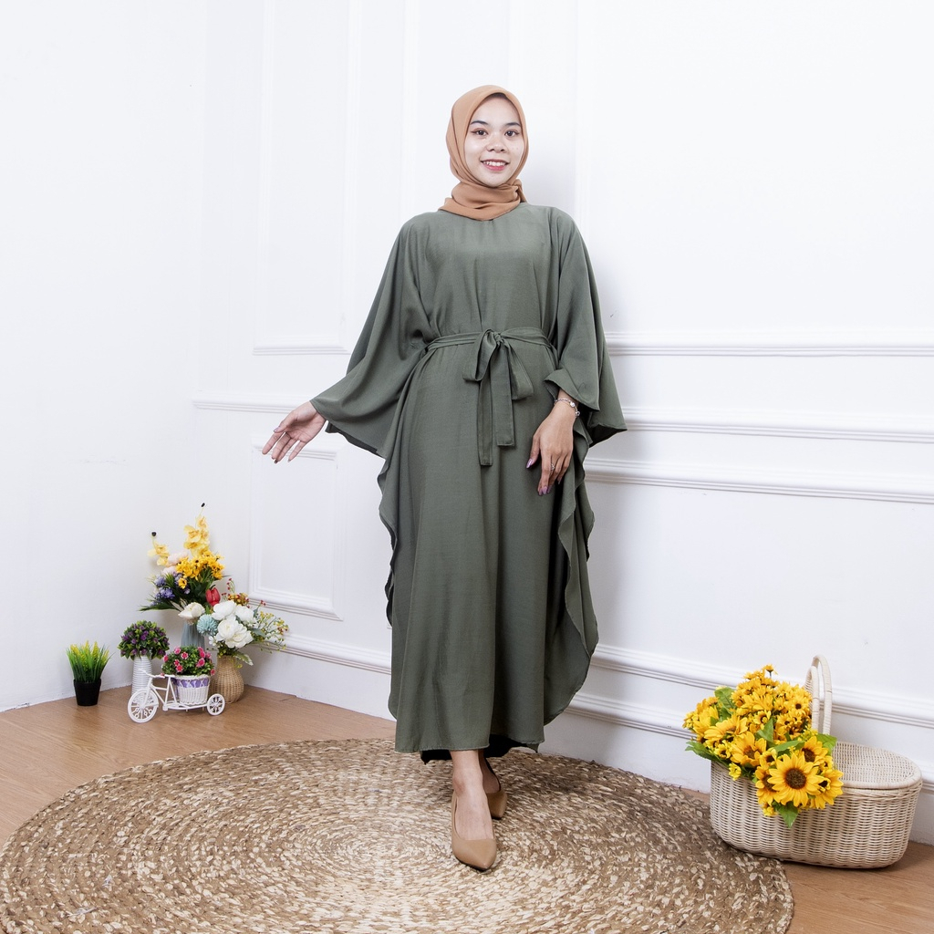 VS - ALILA KAFTAN ANAK &amp; IBU /dress couple ibu dan anak usia 2-8 tahun bahan airflow