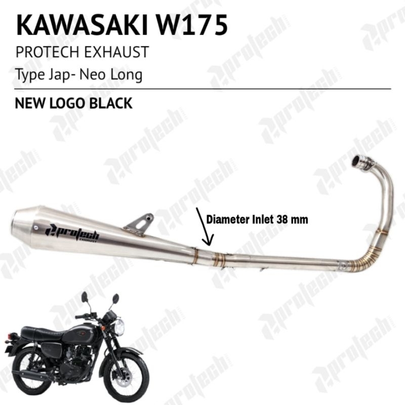 Kawasaki W175 — Jap Neo Long · Silver — foto 4