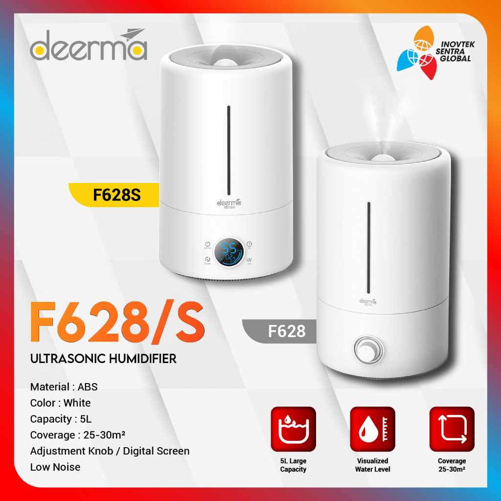 Deerma DEM F628 / F628S 5L Air Humidifier - Pelembab Udara