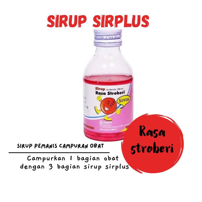 

SIRUP/SIRPLUS/SIRUP/PEMANIS/PENCAMPUR/OBAT/RASA/STRAWBERY