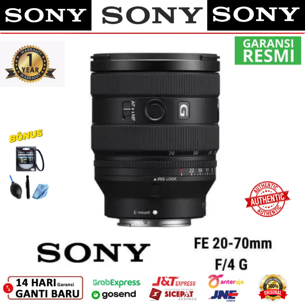 SONY Lens FE 20-70mm F/4 G Ultra-Wide Standard Zoom