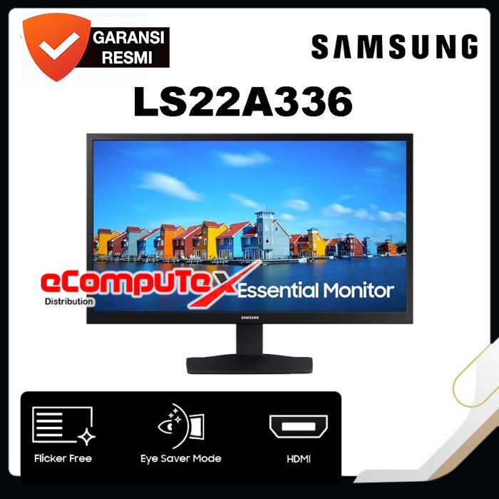 MONITOR SAMSUNG LED  LS22A336 - LS 22A336 22&quot; 22 INCH GARANSI RESMI