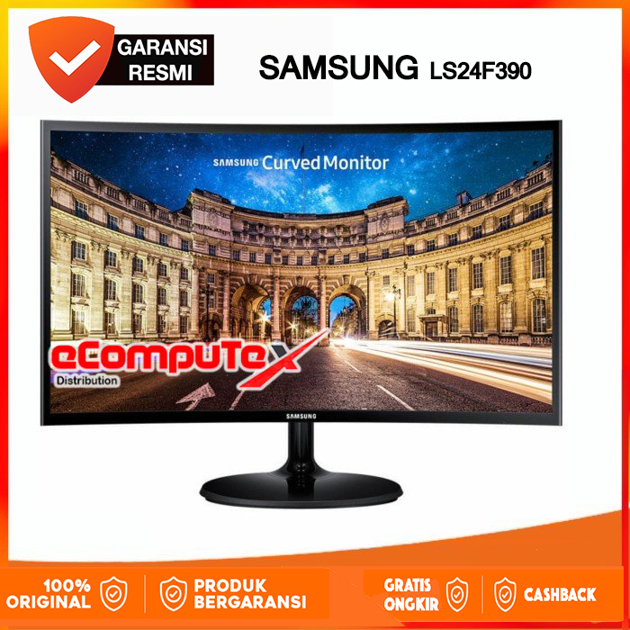 MONITOR SAMSUNG LED VA LC24F390 / LS24F390 - 24F390 24&quot; 24 INCH RESMI