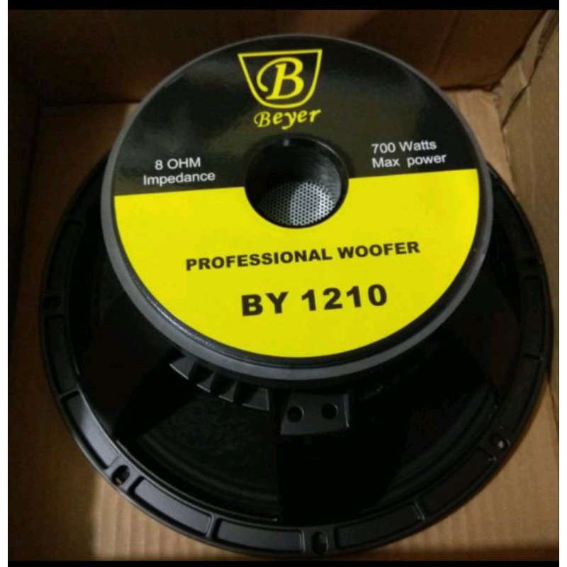 komponen speaker Beyer BY-1210 Component Speaker 12″ woofer size by1210